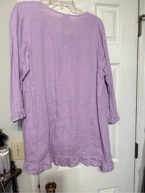 Lilac Ruffle-Hem Women's Tunic - Brand: